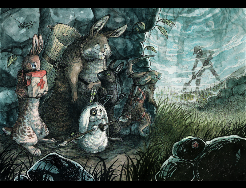 Illustration for article titled Even cats have to deal with a zombie apocalypse